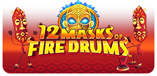 12 Masks of Fire Drums