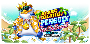 Bling Bling Penguin Ice On The Beach